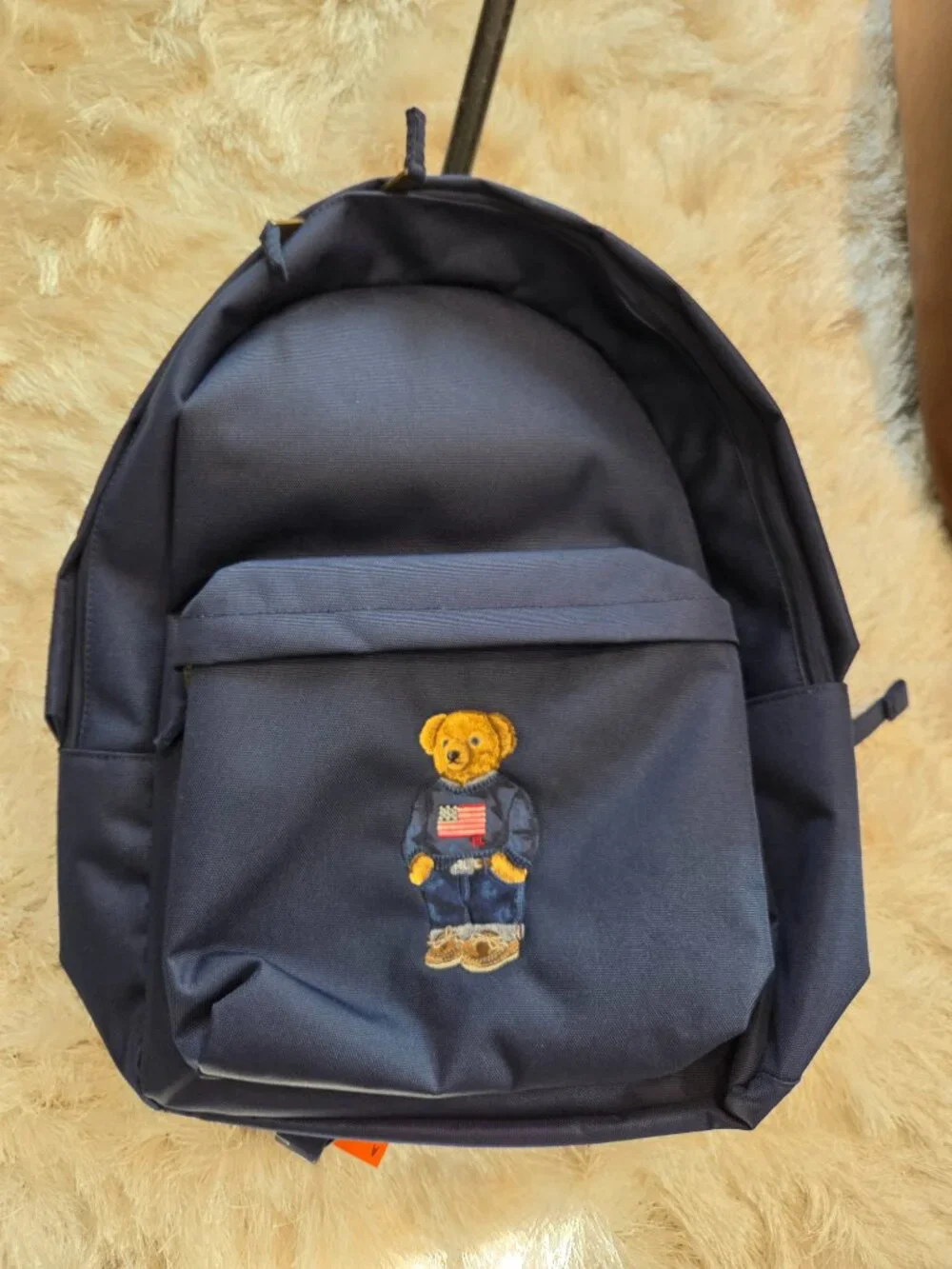 Polo Ralph Lauren Polo Bear Backpack Zip Blue School Travel